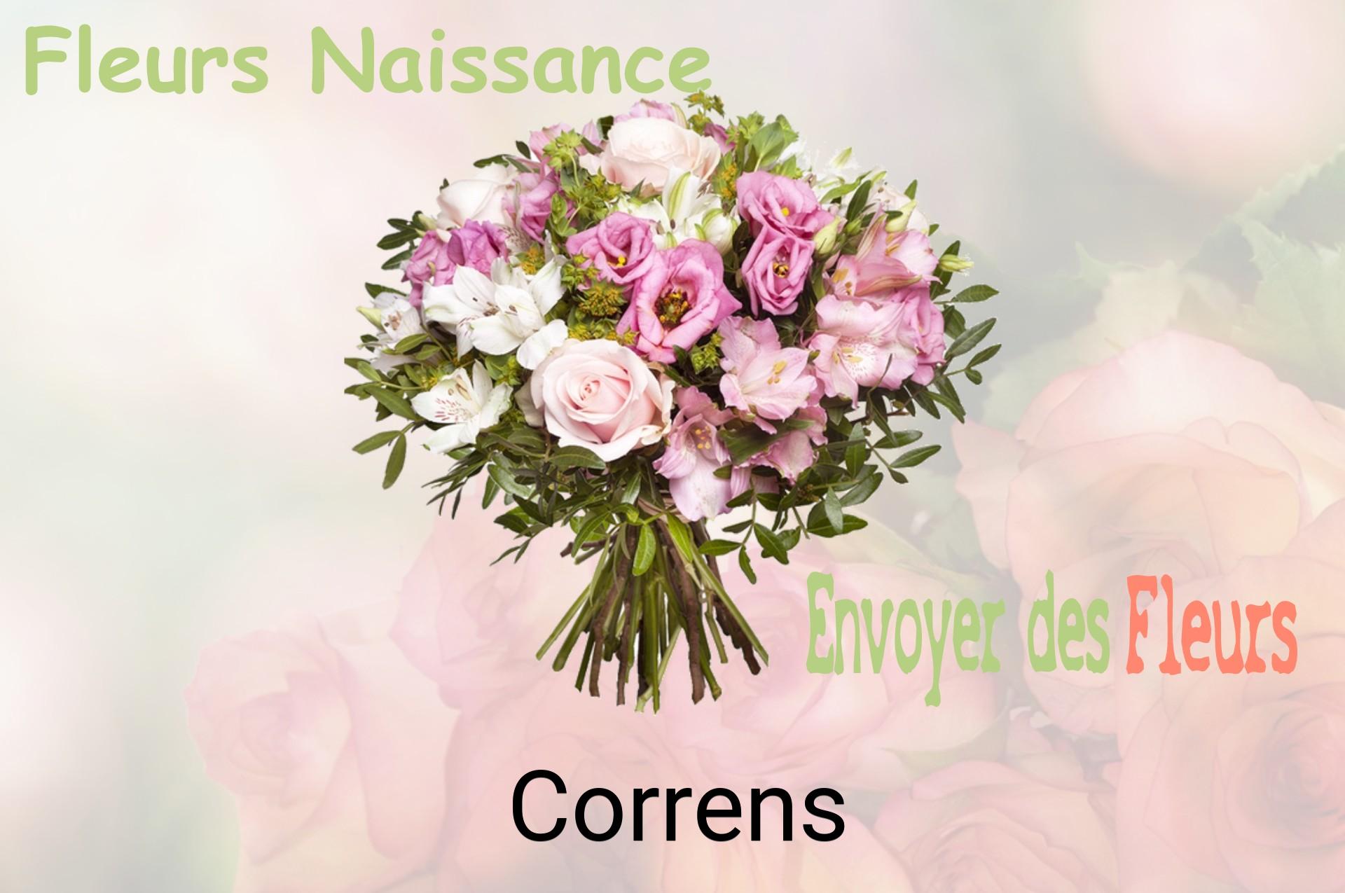 Bouquet de fleurs de naissance livré à Correns